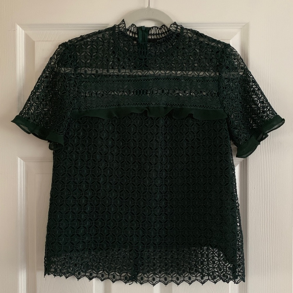 Green Zara Blouse